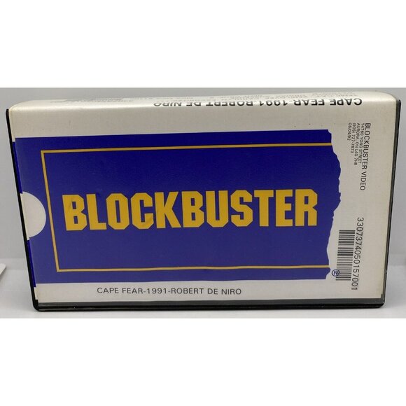 Blockbuster Cape Fear 1991 VHS Video Store Rental Movie Clamshell Case - Picture 5 of 15